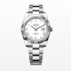 롤렉스 Datejust 41 오이스터, 41mm, 오이스터스틸과 화이트 골드【매장-1400만원대】