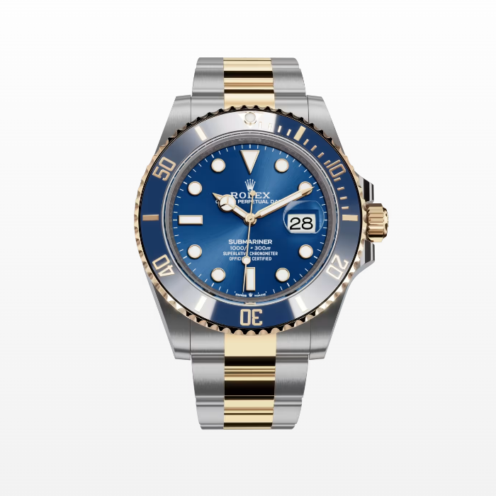 롤렉스 Submariner Date 오이스터, 41mm, 오이스터스틸과 옐로우 골드【매장-2300만원대】